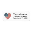 Search for stars and stripes return address labels Patriotic