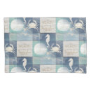 Search for seahorse pillowcases Blue