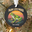 Search for funny frog ornaments Cute