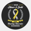 Search for hearing aid stickers Awareness