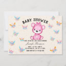 Search for butterfly bear invitations Watercolor