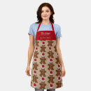 Search for cute gingerbread man aprons Xmas