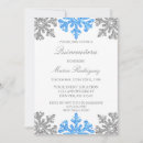 Recherche de blue quinceanera invitations Argent