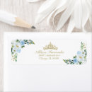 Search for tiara return address labels Girly