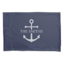 Search for nautical anchor pillowcases Blue