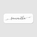 Search for black and white name tags Employee