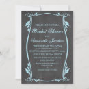Search for flourish bridal shower invitations Chalkboard