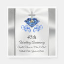 Search for 45th anniversary napkins Sapphire