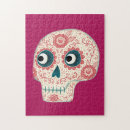 Search for day of the dead puzzles Sugar skull