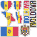 Recherche de moldave autocollants Drapeau