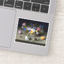 Recherche de rose baroque autocollants Fleur