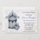 Search for birdcage invitations Blue