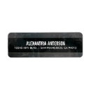 Search for grunged return address labels Black