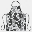 Search for military camouflage pattern aprons Abstract