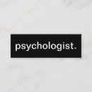 Search for psychologist business cards Doctor