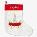 Recherche de fleur rouge chaussette de noël Blanc