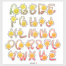 Search for green letter stickers Text