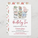 Search for tea cup birthday invitations Pretty