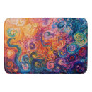 Search for psychedelic bath mats Rainbow