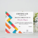 Search for certificates of excellence Performance years of service