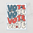 Search for political activism postcards Vote