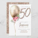 Search for luxury 50th birthday invitations Modern