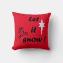 Search for let it snow pillows Red