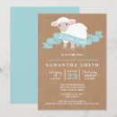 Search for lamb baby boy shower invitations Rustic