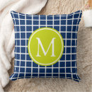 Search for navy blue and green pillows Stripes