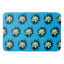 Search for green leaves bath mats Nature