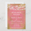 Search for antique rehearsal dinner invitations String lights