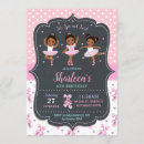Recherche de tutu rose invitations D'anniversaire de ballerine