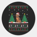 Search for bloodhound dog stickers Merry christmas