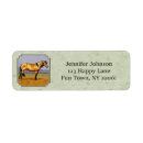 Search for wild horses return address labels Equestrian