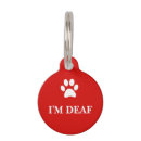 Search for deaf dog Cat