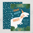 Search for third dinosaur birthday invitations Rawr birthday party
