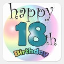 Search for happy 18th birthday stickers 18 years