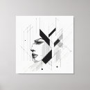 Search for abstract portrait canvas prints Modern