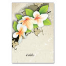 Search for plumeria wedding table cards Frangipani