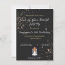 Search for outer space 4x6 invitations For kids