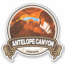 Search for sandstone stickers Antelope canyon