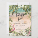 Search for orchids birthday invitations Fifty