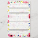 Search for butterflies stationery paper Flowers