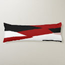 Search for black and white abstract pillows Red