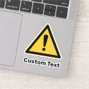 Search for exclamation stickers Triangle