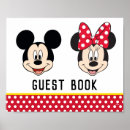 Search for baby shower guest book posters Mickey mouse