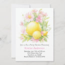 Search for pink lemonade baby shower invitations Citrus