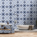 Recherche de motif symétrique art Bleu