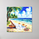 Search for beach canvas prints Relaxing