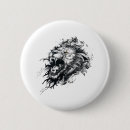 Search for wild lion buttons Illustration